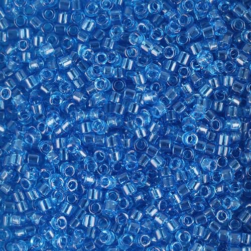 Miyuki Delica Seed Beads - color: DB0714 - Transparent Aquamarine