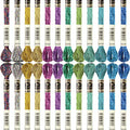 WILLBOND 24 Pcs Metallic Embroidery Floss Cotton Stitch Embroidery Thread Skein Threads Glitter Embroidery Thread Cross Stitch Thread for Friendship Bracelets DIY Thread Crafts(Classic Color) - color: Classic Color
