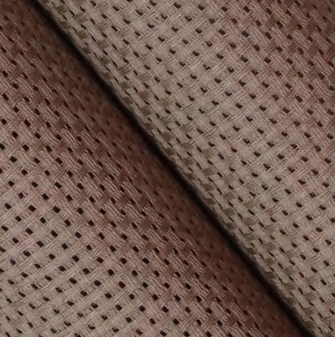 KCS 59" x 1 Yard (93cmx149cm) 11ct Counted Cotton Aida Cloth Cross Stitch Fabric (Coffee) - color: Coffee