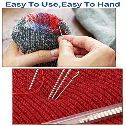 Large-Eye Blunt Needles, Sewing Needles, Embroidery Thread Needle - color: 27 PCS