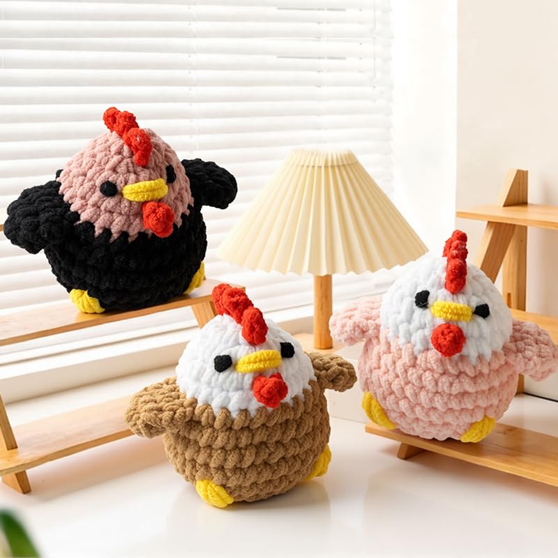 HaoBaiyxgs Crochet Kit for Beginners,Stuffed Animal Knitting Kit for Adult