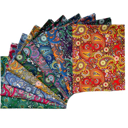 100% Cotton Quilting Fabric Jelly Roll Fabric-Classic Boteh Paisley - color: Classic Boteh Paisley