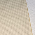 KCS 59" x 1 Yard 14ct Counted Cotton Aida Cloth Cross Stitch Fabric (Beige) - color: Beige