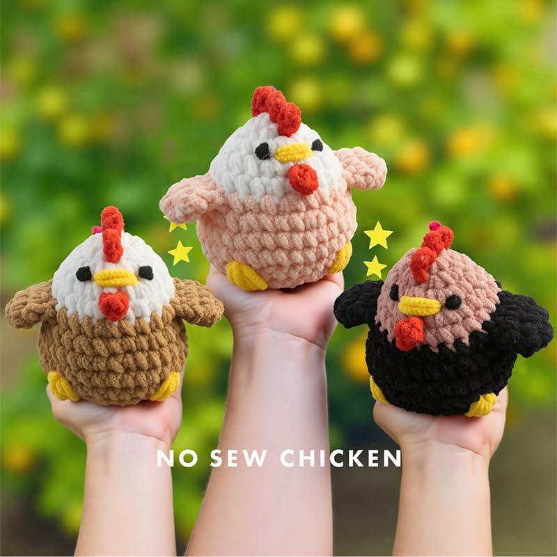 HaoBaiyxgs Crochet Kit for Beginners,Stuffed Animal Knitting Kit for Adult