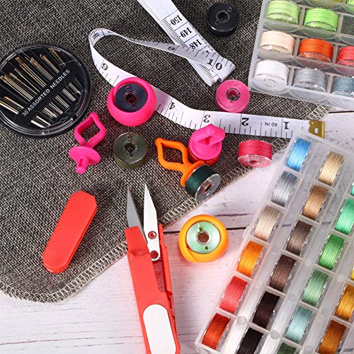 100pcs Thread Spool Savers - Prevent Thread Tails from Unwinding for Sewing and Embroidery Machine Spools - color: 100pcs (4Colors:Rose,Orange,Blue,Green)