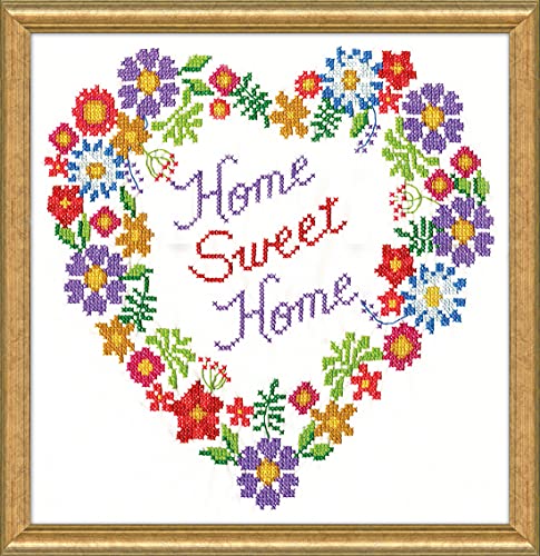Design Works Crafts Sweet Home Stamped Cross Stitch Kit
