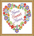Design Works Crafts Sweet Home Stamped Cross Stitch Kit
