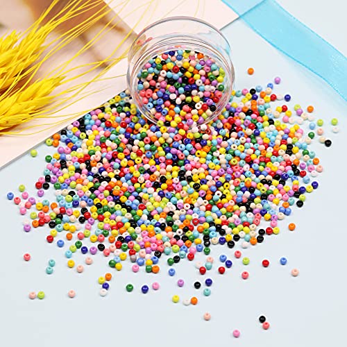 Bala&Fillic Size Almost Uniform 2mm Round Seed Beads About 20000pcs in Box, 12/0 small Seed Beads for Jewelry Making (About 850pcs/Color, 24 Colors) - color: 24 Colors Matte Opaque -Size 2mm