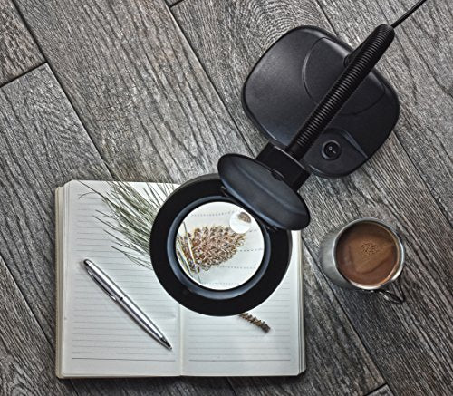 SE COB Illuminated Table Magnifier - MC358B-COB - style: MC258B-COB