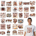 Rngmsi 30 Pcs Fall Dtf Transfers Ready to Press Heat Transfer Decals - style: Fall Football