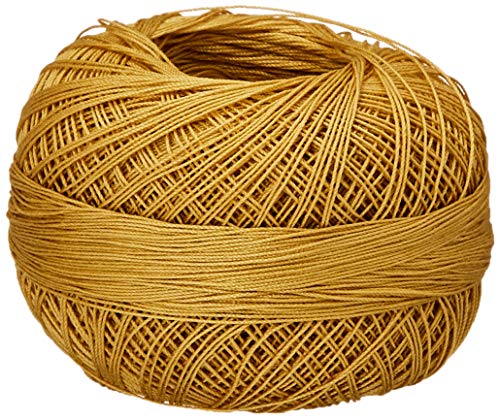 Lizbeth Size 80 HH80699 HH80 Lizbeth Cotton Thread 184 Yds 10G, Harvest Gold - color: Harvest Gold