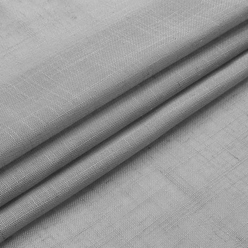 Silver Gray Solid Waterfall Valance with Tassel Accessories, 56"Wx38"Lx1 - color: Silver Gray, size: 56"W x 38"L (Pack of 1)