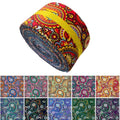 100% Cotton Jelly Roll Fabric Strips for Quilting and Sewing-Retro Paisley - color: Retro Paisley