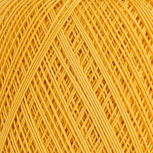 Yarn Art 1 Skein YarnArt Violet,100 Mercerized Cotton Yarn Threads Crochet Lace Hand Knitting Yarn Embroidery Arts Crafts (Yellow 4653) - color: 4653