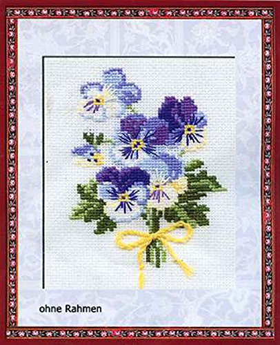 RIOLIS 792 Violas Counted Cross Stitch Kit 5 x 6.25 in