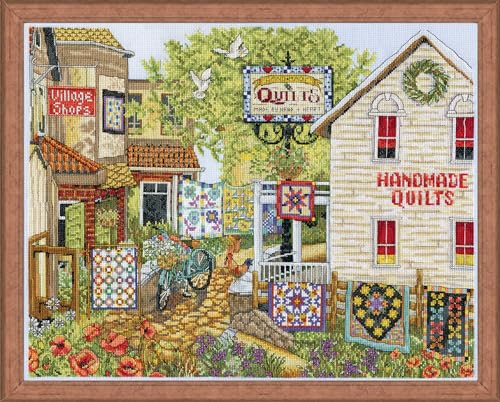 Village Shops Counted Cross Stitch Kit