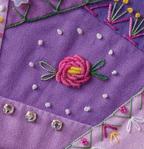 Joyful Daily Stitching, Seam by Seam: Complete Guide to 500 Embroidery-Stitch Combinations, Perfect for Crazy Quilting