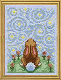 Design Works Crafts Starry Night Bunny Counted Cross Stitch Kit