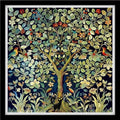Fanxvivy Counted Cross Stitch Kits for Adults 11CT Unprinted Cross-Stitch Patterns Embroidery Kits Easy Cross Stitching Needlepoint Kits&Little Bird Tree of Life 18x18 inch - color: DIY-craft02