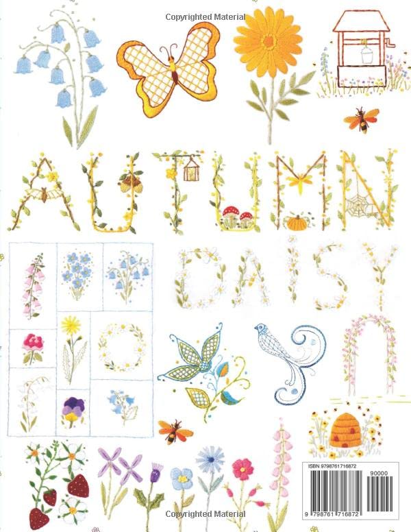Floral Garden Embroidery Patterns (De-ann Black Embroidery Patterns)