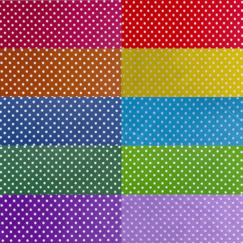 Fat Quarters Fabric Bundles Cotton Quilting Fabric, Dot - color: Dot