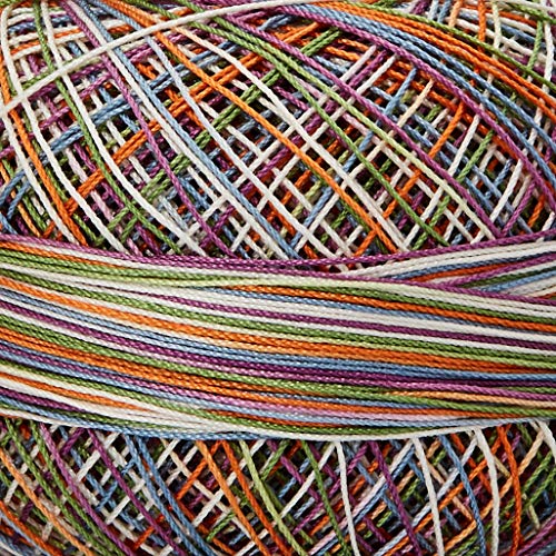 Lizbeth Size 80 HH80112 HH80 Cotton Thread 184 Yds 10G, Carousel - color: Carousel