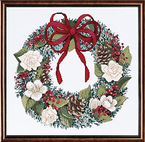 Janlynn 21-1415 14 Count Christmas Traditions Counted Cross Stitch Kit, 14-1/4 by 14-1/4-Inch