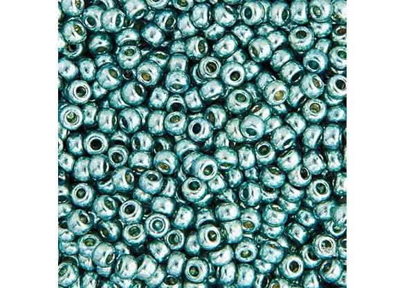 Miyuki Seed Bead 11/0 APX.22g - Galvanized Duracoat Dk. Sea Foam Japanese Glass Seed Beads - color: Dk. Sea Foam