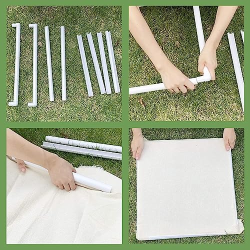 HAND U JOURNEY 3 Pack Universal Plastic Clip Frames, 12", 9" & 7" Square