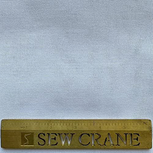 32CT Evenweave Cloth Embroidery Cross Stitch Fabric, Snow White, W59 x L39 - size: W59" x L39"