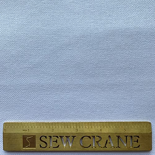 22 Count Evenweave Stiff Fabric Cross Stitch Cloth, White, W59 x L20 - color: Stiff-white, size: W59″ x L20″
