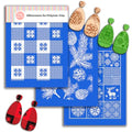 GOTO CLAY TOOLS Christmas Silk Screen Stencils for Polymer Clay, 3 PCS Pine Cone Pattern Silkscreen for Polymer Clay Earring Making, Reusable Silk Scr - color: SSCMB-69