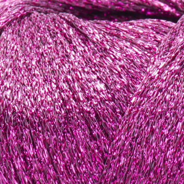 YarnArt Sparkle - Metallic Glitter Fine Lightweight Yarn for Crochet, Knitting, Amigurumi, Cardigans, Shawls, Bag Making - Soft Craft (1338) - color: 1338