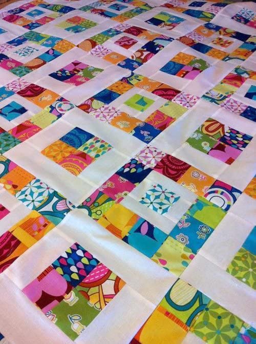 4" x 4" 200pcs Cotton Fabric Squares for Sewing Quilting Supplies-Floral - color: Floral, size: 200 PCS 4"x4"
