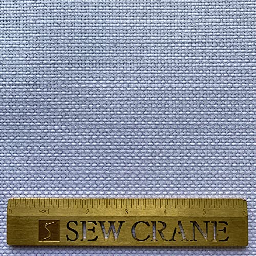 11CT Iridescent Sparkling Aida Cloth Light Reflecting Embroidery Cross Stitch Fabric, W59 x L39 - size: W59" x L39"