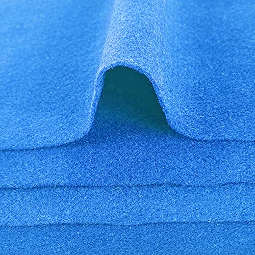 Jtnohx Soft Felt Fabric Flexible Craft Felt Sheets Blue 6" 20Pcs 1.4mm - color: Blue