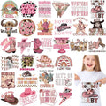Yuntau 30 Pcs Western Iron on Transfers Patch, Cowgirl DTF Vinyl Decal - style: Cowgirl