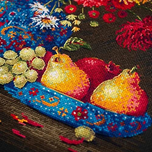 RIOLIS 2068 Still Life with Chrysanthemums Counted Cross Stitch Kit