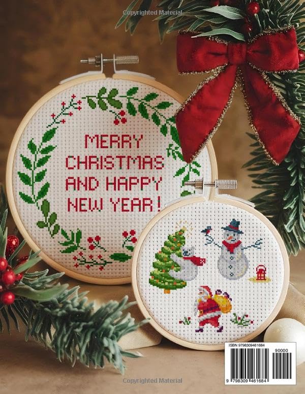 Christmas Cross Stitch Patterns: Discover endless holiday inspiration with over 300 easy-to-follow patterns for decorations, gifts, and festive projects