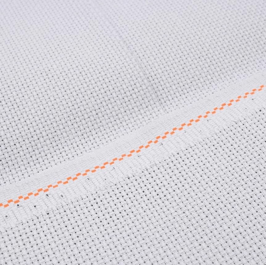 Wizardi Aida 16 Count Steel-Gray 3251/713. Needlework Canvas, Cross-Stitch Fabric, Embroidery Cloth, Needlepoint Canvas. 100% Cotton. Precut Zweigart - color: Steel-Gray