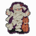 Mill Hill Mummy Beaded Counted Cross Stitch Halloween Ornament Kit 2018 Autumn Harvest MH181825