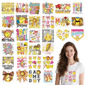 Wxiben Softball Iron on Transfers for T-Shirts - 30 Pcs Game Day Dtf Transfers Ready to Press Softball Bow Mother's Day Transfer Vinyl Stickers Iron on Decals for Clothing Pillows Hats Bag DIY Crafts - style: Softball
