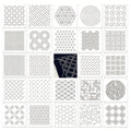 25 Pcs Sashiko Stencil Kit 4.7 X 4.7 Inch Plastic Geometric Sashiko Pattern Template for Drawing Line Embroidery Pattern for DIY Sewing Hand Quilting and Embroidery - size: 25PCS 4.7 X 4.7 Inch
