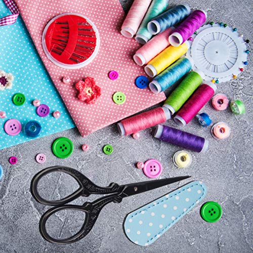 3.6inch Small Embroidery Scissors Sewing Crochet Cross Stitch - color: Black