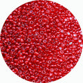 Legefo 4mm Glass Seed Beads Bulk, Red with Silver 6/0 Small Mini Pony Seed Beads, Tiny Round Craft Bead for Bracelet Necklace Wrist Jewelry Making Beading Weaving DIY Crafts Supplies, 1000pcs - color: Red with Silver