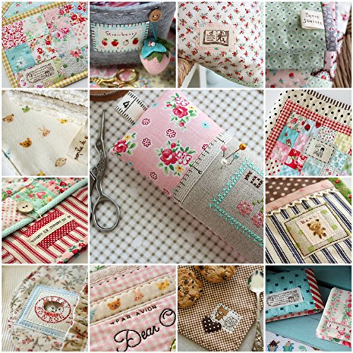flic-flac 200pcs 4 x 4 inches (10cmx10cm) Cotton Craft Fabric Bundle Squares Patchwork Lint DIY Sewing Scrapbooking Quilting Dot Pattern Artcraft - size: 200pcs 10cm*10cm