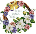 Cross Stitch Kits, Awesocrafts Sweet Home Easy Patterns Cross Stitching Embroidery Kit Supplies Christmas, Stamped or Counted (Sweet Home, Counted) - color: Sweet Home, size: Counted