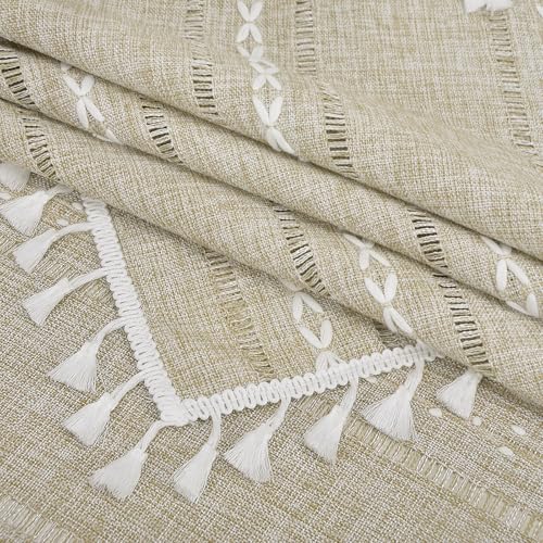 Fall Square Tablecloth 24 x 24 inch, Rustic Farmhouse Nightstand Cover Top - color: Brown, size: 24" x 24" (Square)