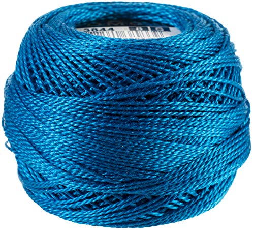 DMC Pearl Cotton Ball Size 8 87yd - Dark Bright Turquoise