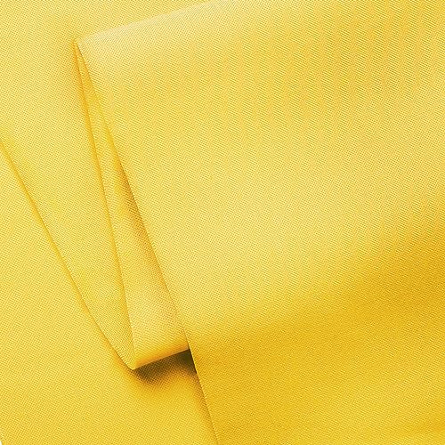 Craftido-19 Options-100% Cotton Fabric by The Yard in Solid Color 44”Wide by 3yd (9 ft) -Medium Weight 5.2 oz-Soft Cotton for Quilting, Sewing, Crafts, Binding, Backing and Lining - Lemon - color: Lemon